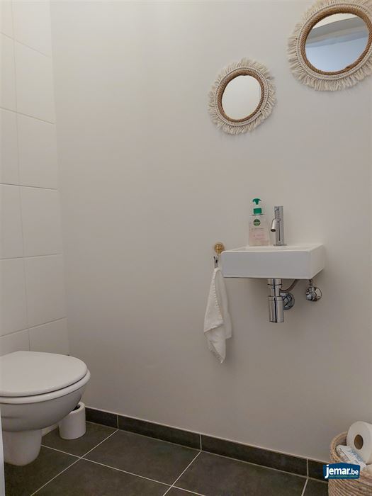 Instapklaar, gelijkvloers en energiezuinig appartement met terras en autostaanplaats in Opgrimbie!