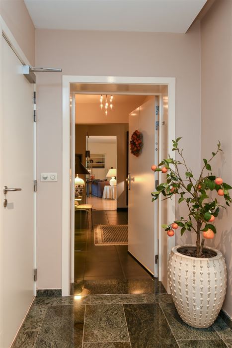 Luxueus en instapklaar appartement met 3 terrassen en ondergrondse garagebox in residentie “Leemhoek III” te Maaseik.