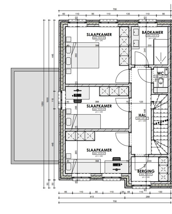 Nieuwbouwwoning met 3 slaapkamers