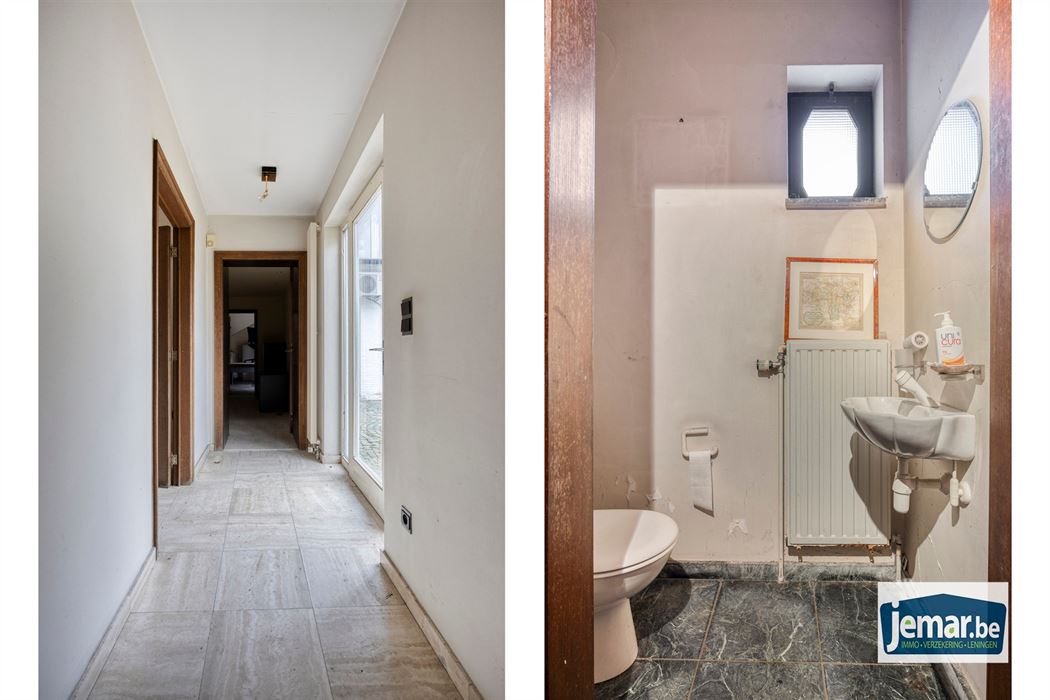 Villa met professionele opslagruimte, kelder en kantoorruimtes.