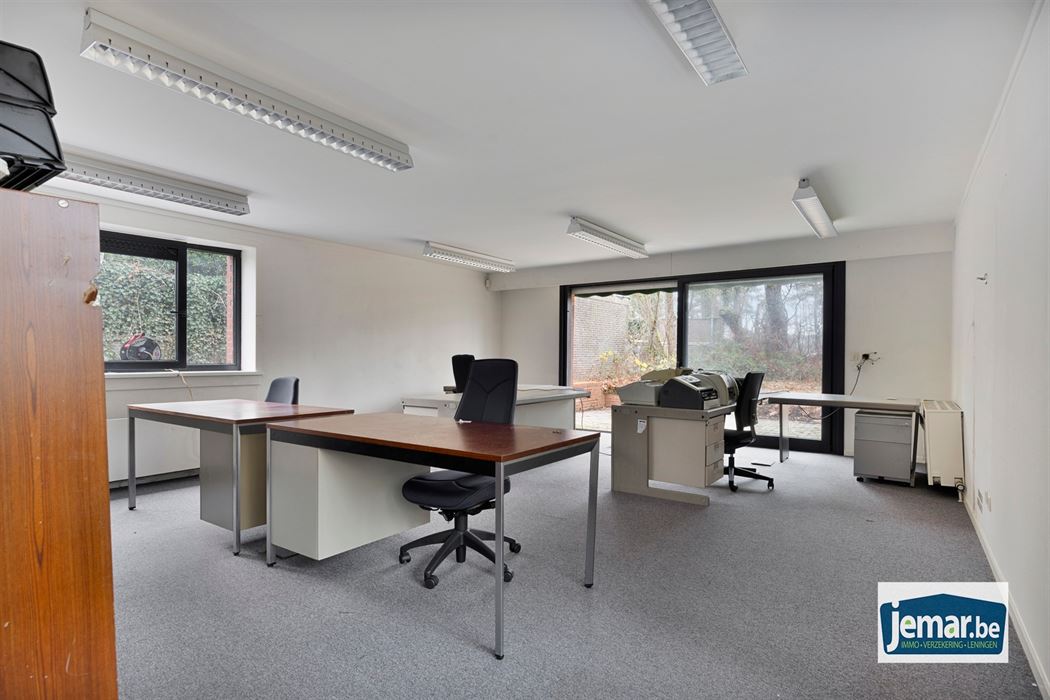 Villa met professionele opslagruimte, kelder en kantoorruimtes.