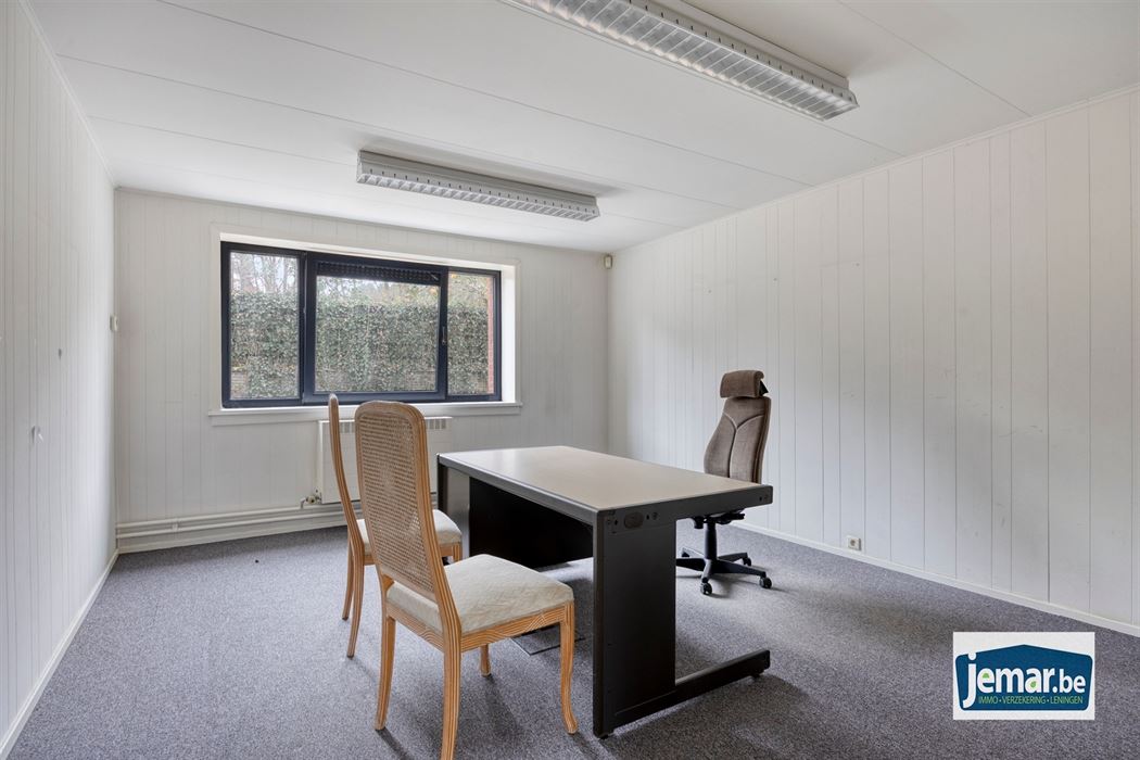 Villa met professionele opslagruimte, kelder en kantoorruimtes.