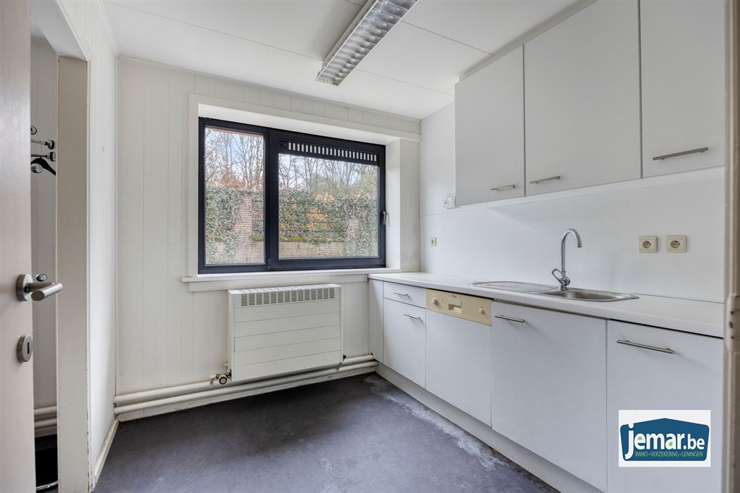 Villa met professionele opslagruimte, kelder en kantoorruimtes.