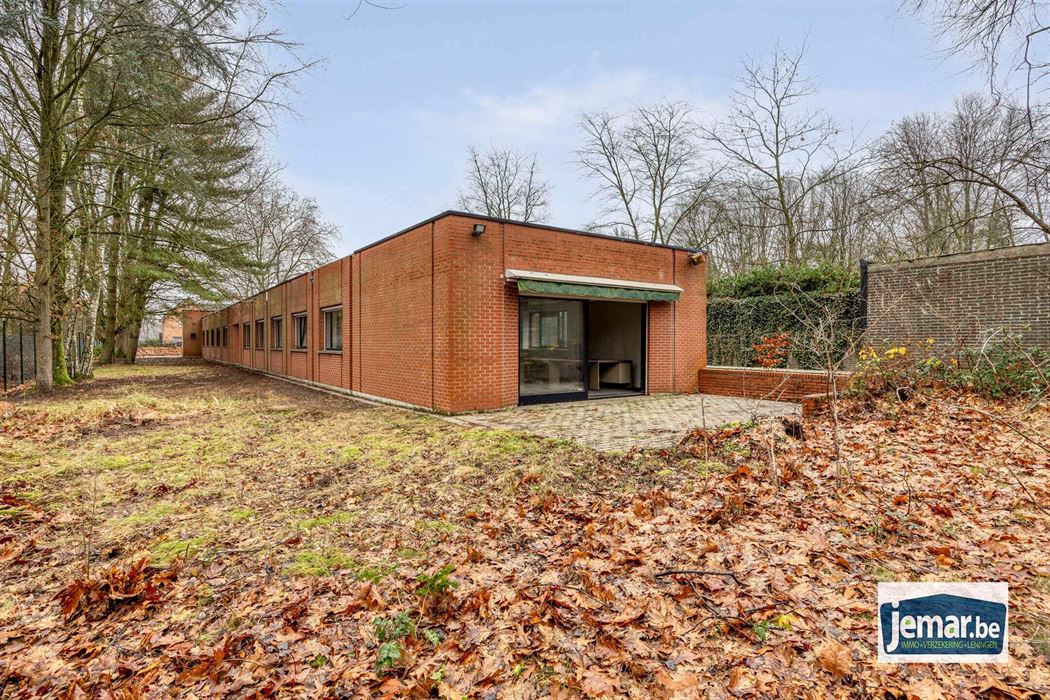 Villa met professionele opslagruimte, kelder en kantoorruimtes.
