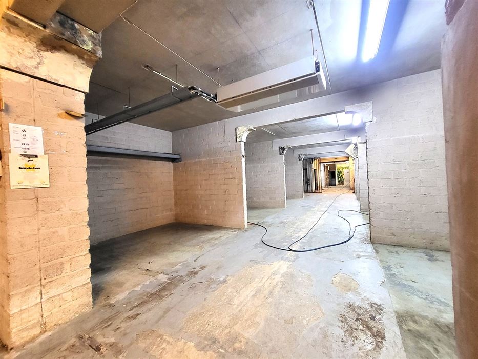 Villa met professionele opslagruimte, kelder en kantoorruimtes.