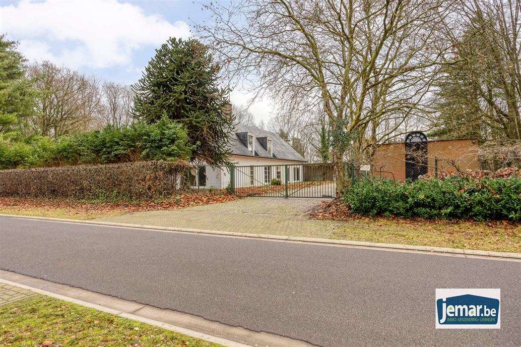 Villa met professionele opslagruimte, kelder en kantoorruimtes.