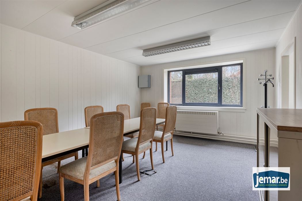 Villa met professionele opslagruimte, kelder en kantoorruimtes.