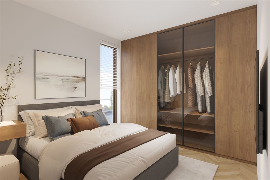 Gelijkvloers nieuwbouwappartement met tuin