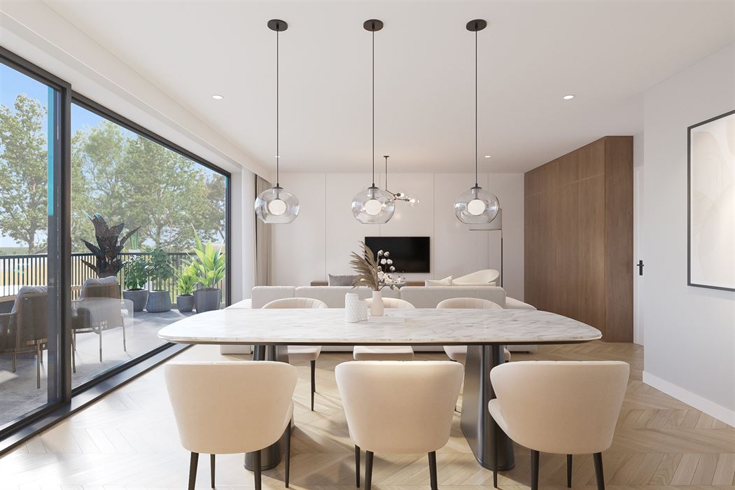 Gelijkvloers nieuwbouwappartement met tuin