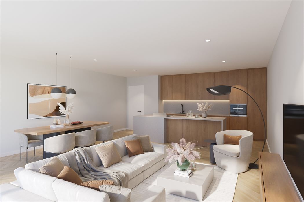 Gelijkvloers nieuwbouwappartement met tuin
