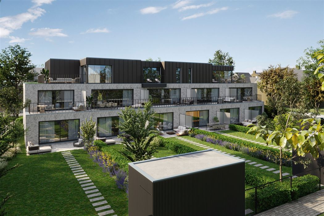 Gelijkvloers nieuwbouwappartement met tuin
