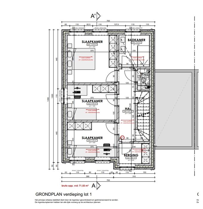 Nieuwbouwwoning met 3 slaapkamers