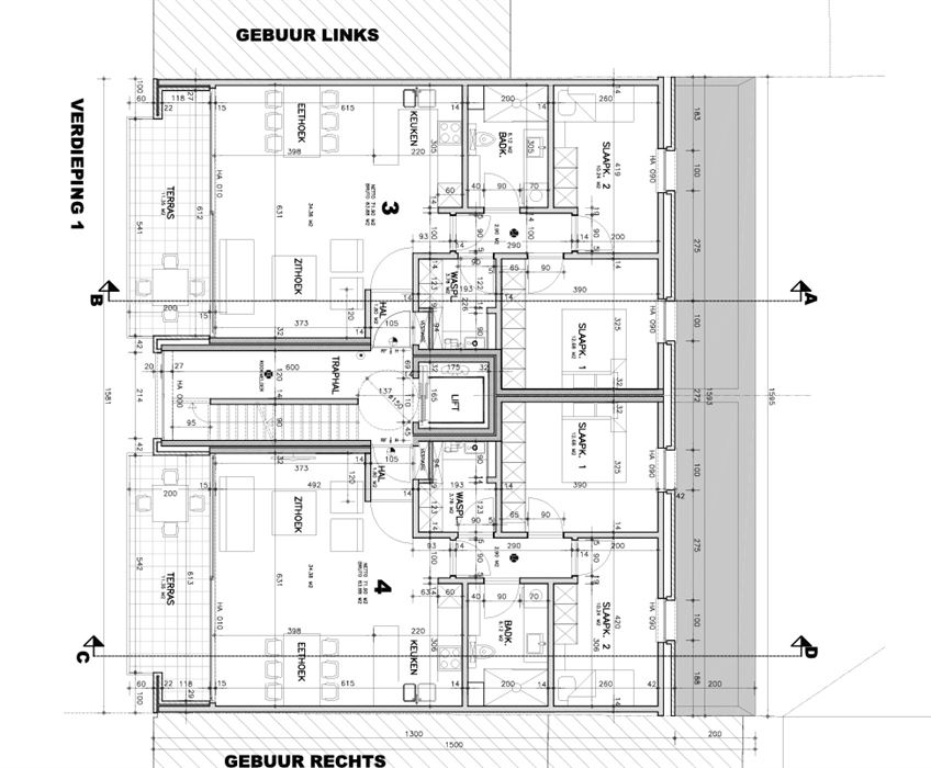 Prachtig luxueus appartement met terras, ondergrondse garage en hoogwaardige technieken op topligging nabij het centrum van Genk