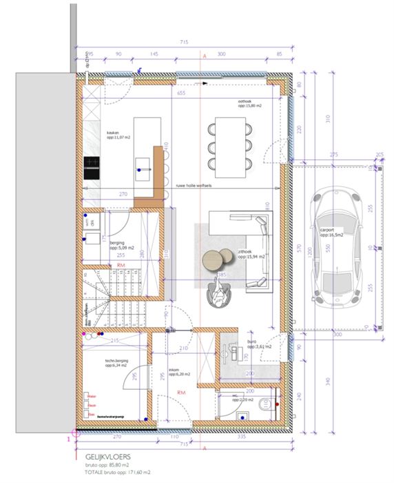 Volledig afgewerkte nieuwbouwwoning met 3 slaapkamers