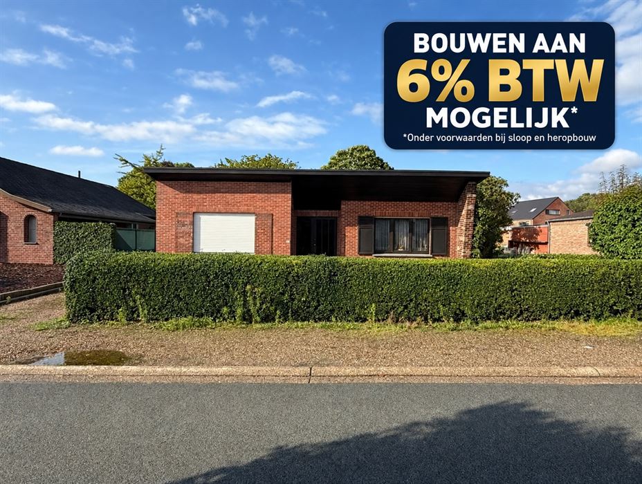 Gunstig perceel bouwgrond om te bouwen aan 6% btw!