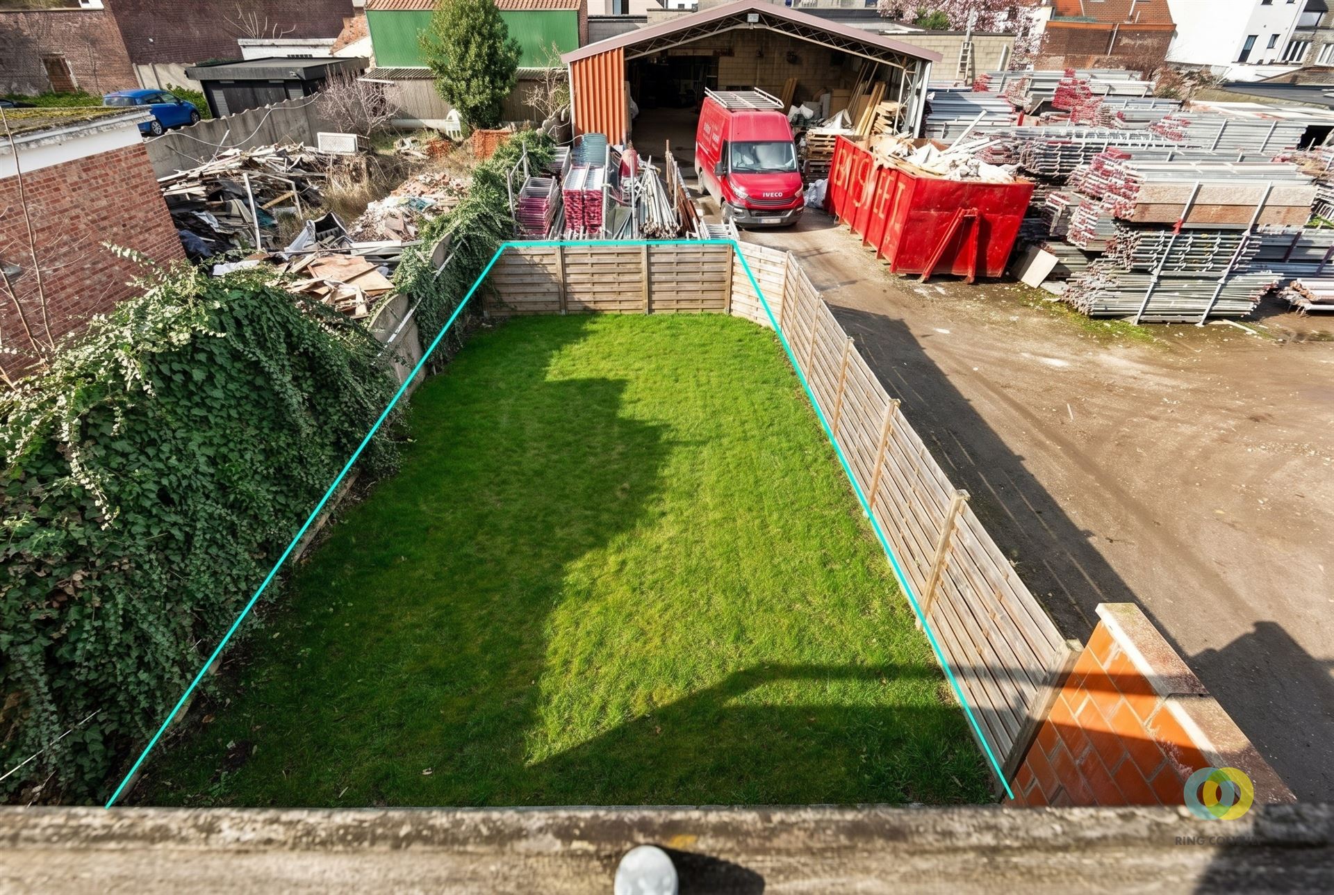 tuin aangelegd