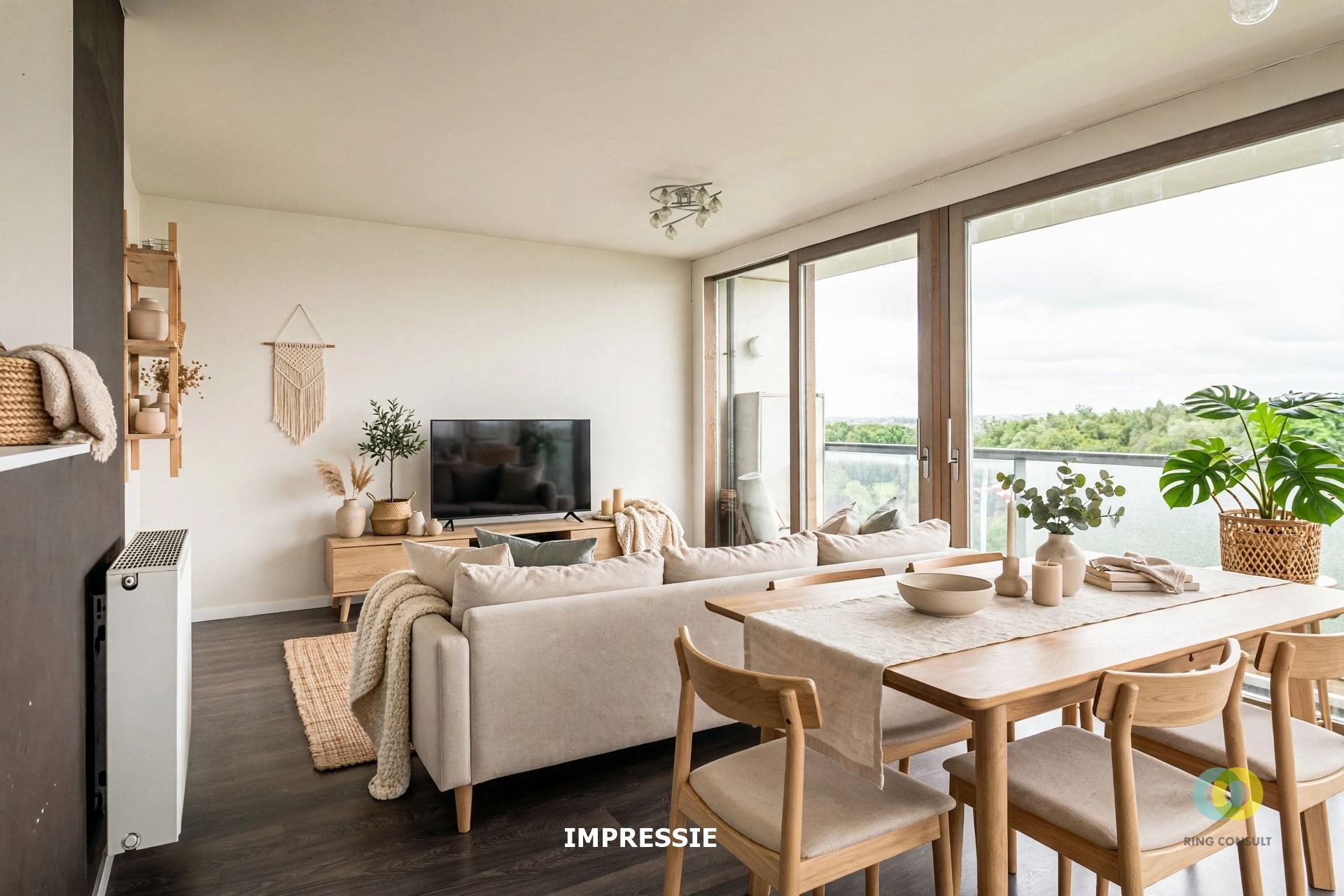 Woonkamer impressie