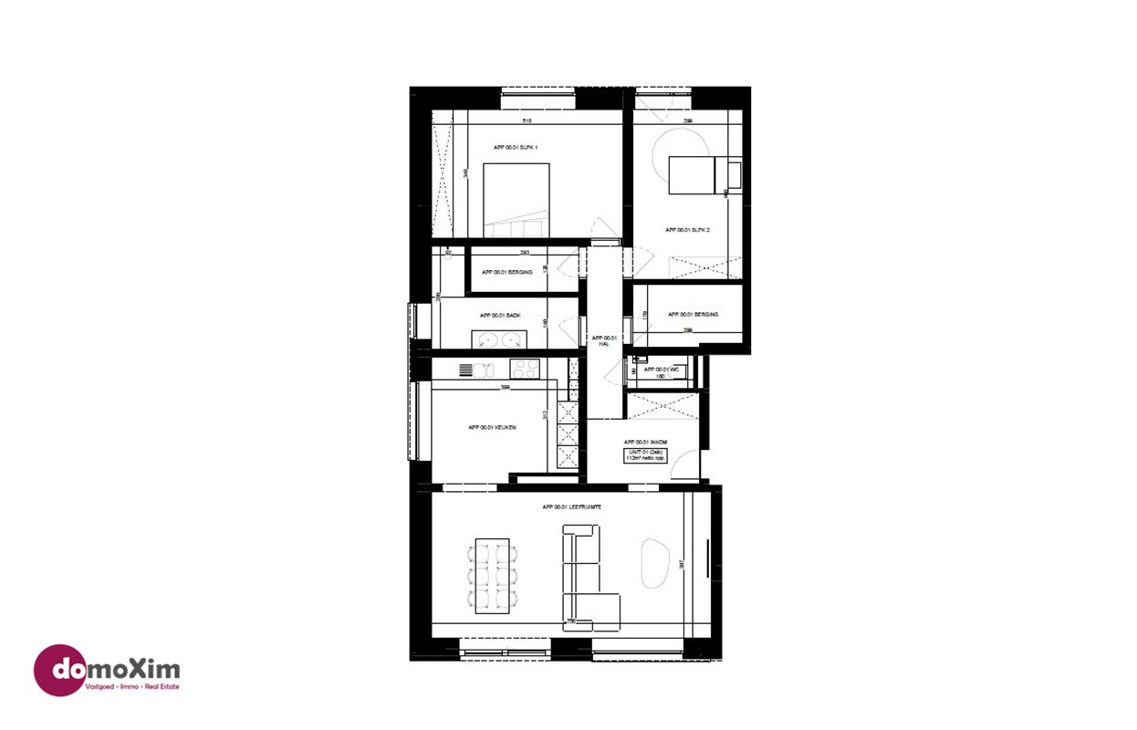 Gelijkvloers appartement met 2 slaapkamers, privé tuin & parkeerplaats in Hever