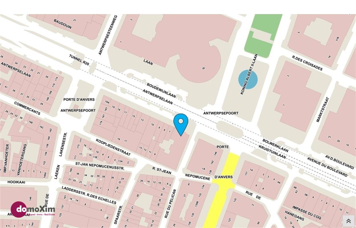 Gemeubeld appartement met 2 slaapkamers in het hart van Brussel