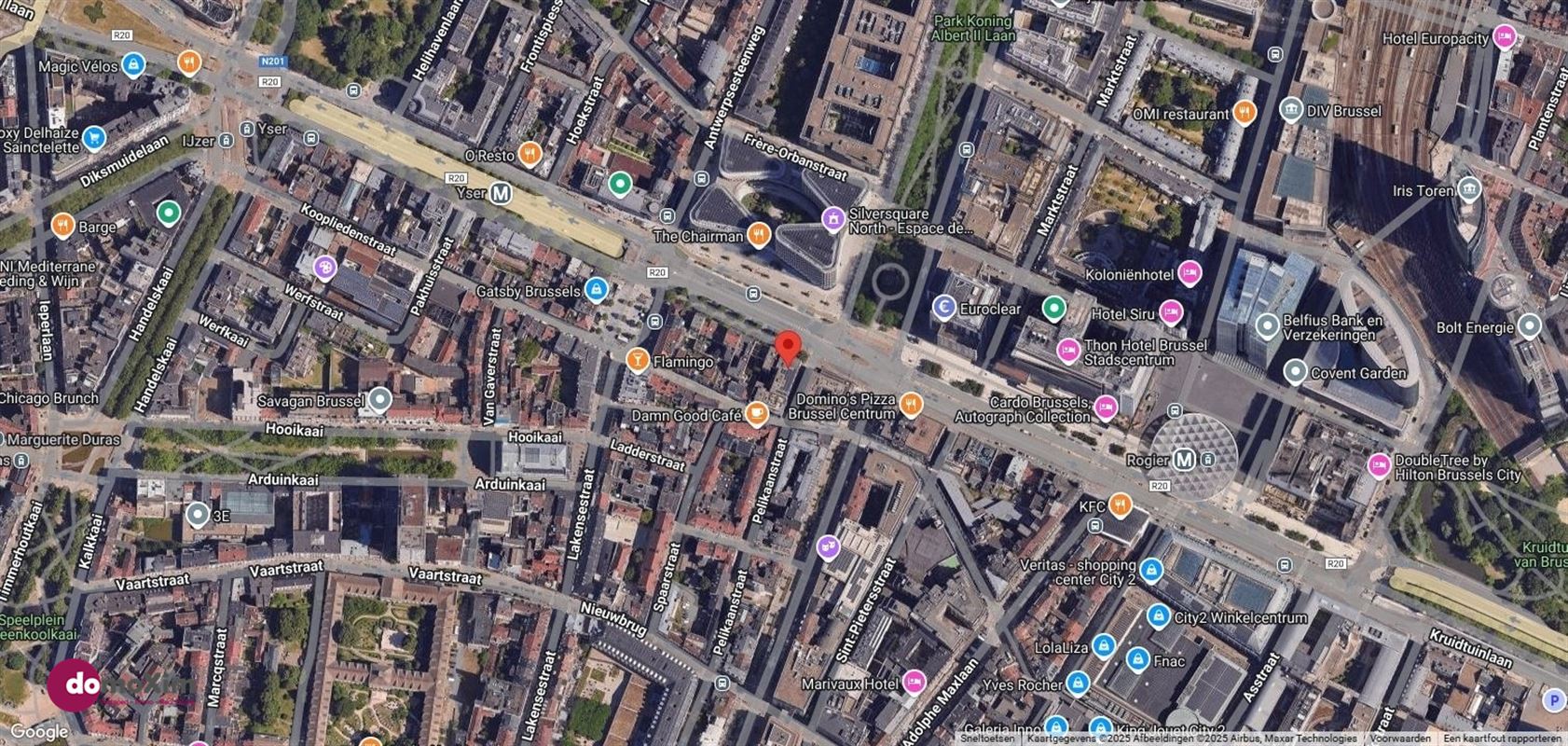 Gemeubeld appartement met 2 slaapkamers in het hart van Brussel