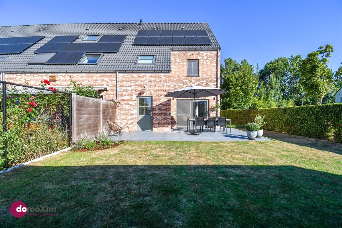 Kwalitatieve, energiezuinige gezinswoning met zonnige tuin in Boortmeerbeek