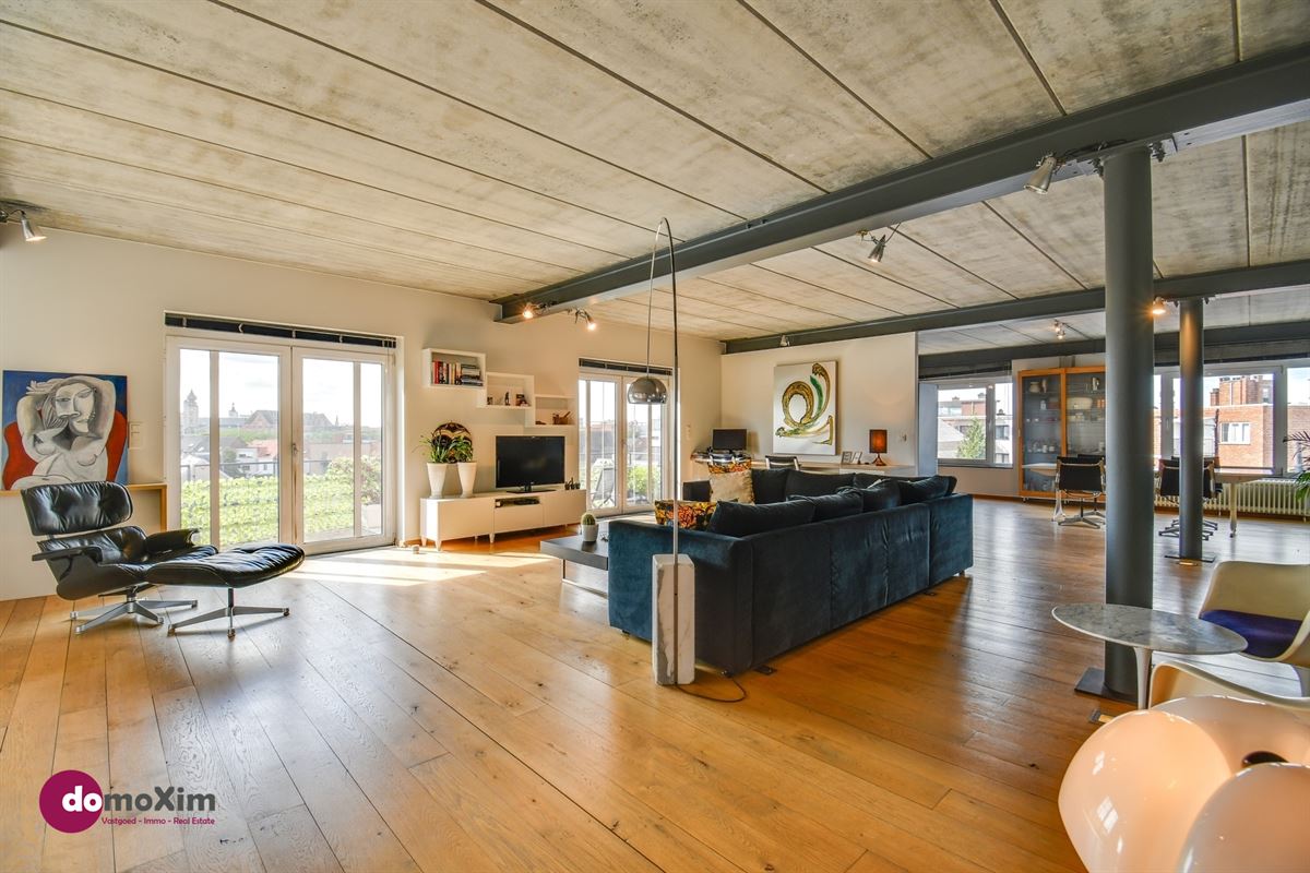 Bright 2-bedroom loft with terrace in Mechelen