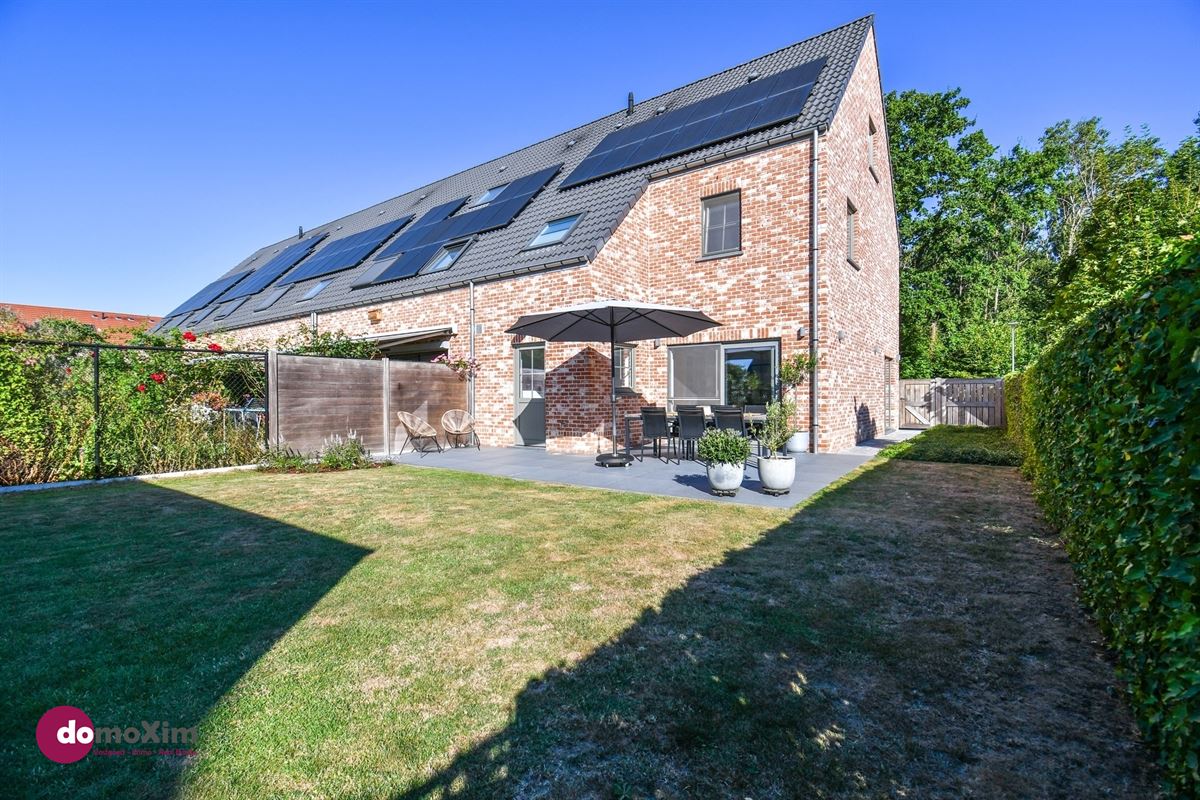 Kwalitatieve, energiezuinige gezinswoning met zonnige tuin in Boortmeerbeek