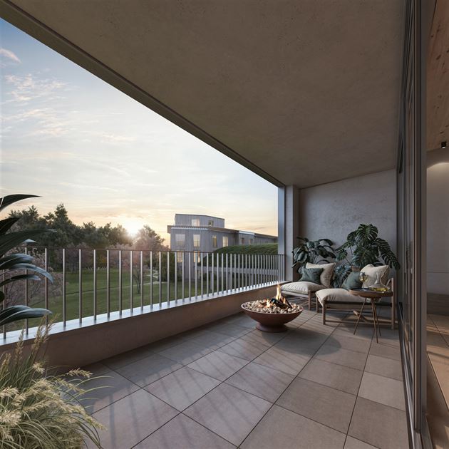 Ecologisch appartement midden in park in Mortsel-Dorp!