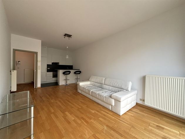 Gelijkvloers appartement met 1 slaapkamer in het centrum van Edegem