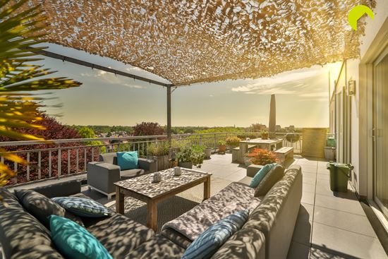 Uniek dakappartement (120 m²) met 3 slpks en ruime terrassen (80 m²)