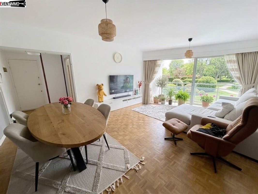 Beautiful terrace with a view of the gardens