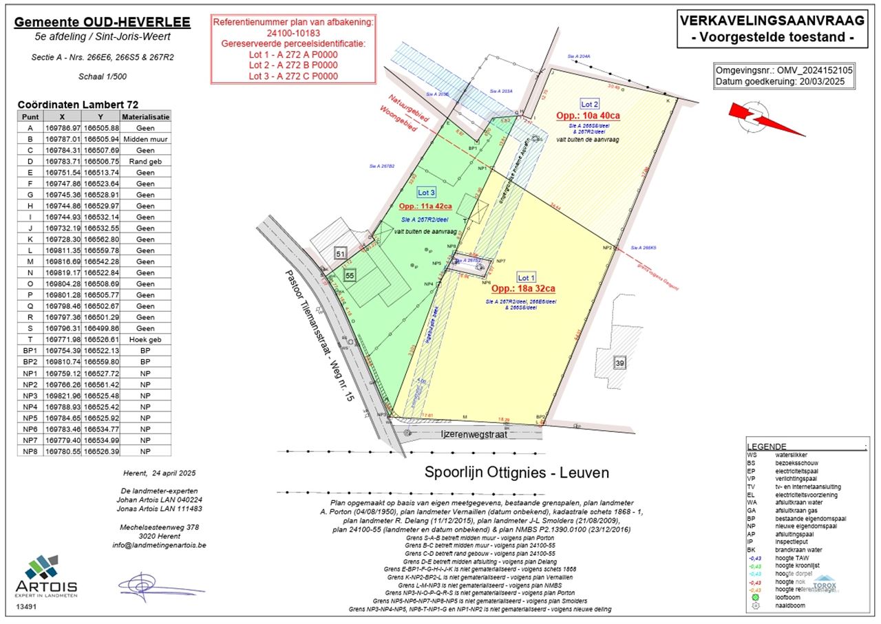 Building plot of 27a for open construction in Oud-Heverlee