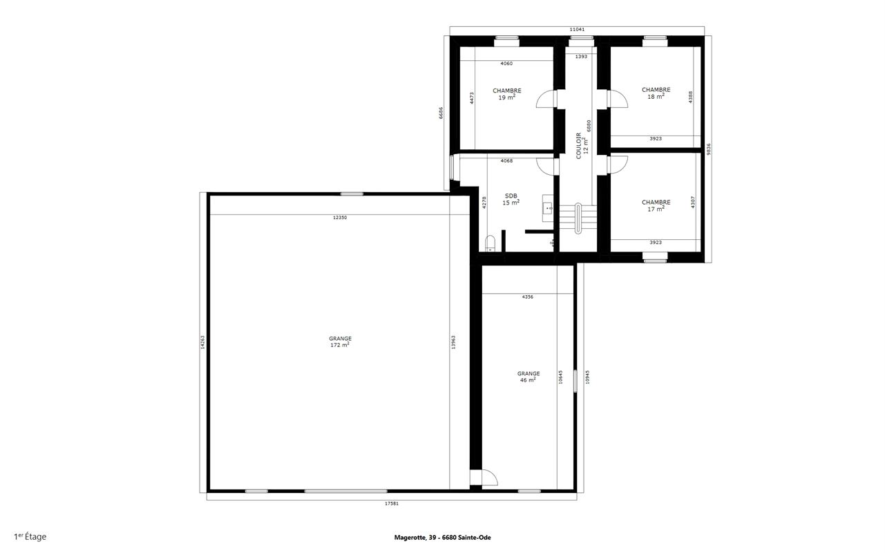 Historische boerderij op een perceel van circa 20,60m²