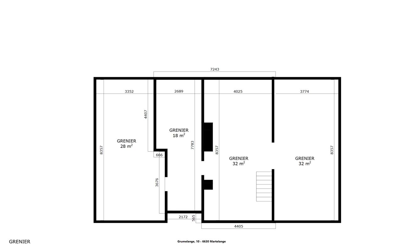 Vierkant huis gelegen in een woonwijk