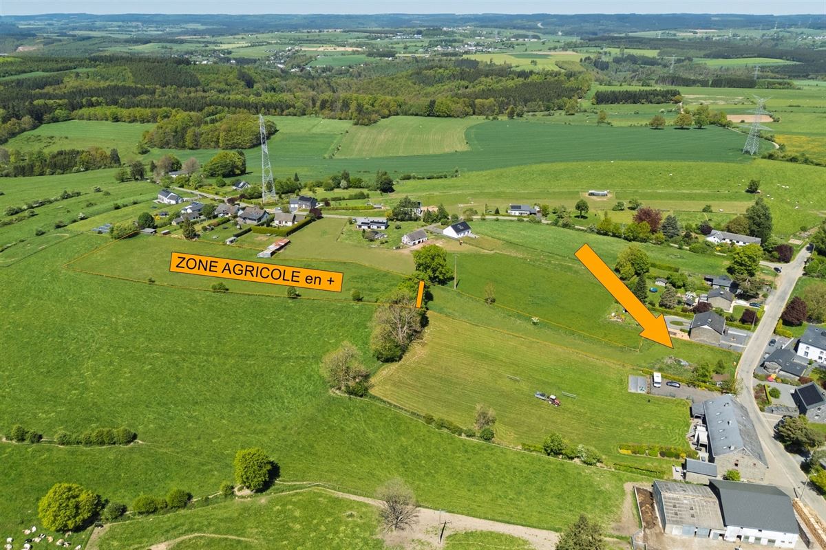 Terrain à bâtir de 26a 67ca avec poss. de 95a 88ca en + 