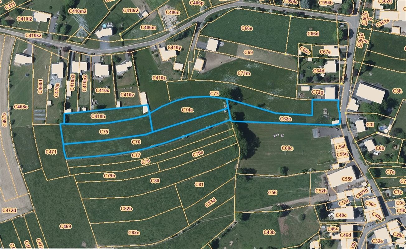 Terrain à bâtir de 26a 67ca avec poss. de 95a 88ca en +