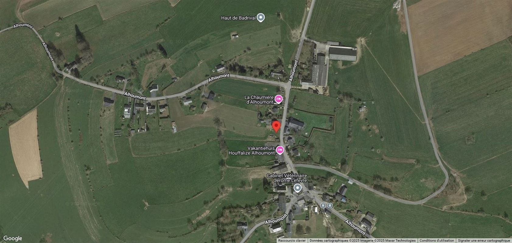 Terrain à bâtir de 26a 67ca avec poss. de 95a 88ca en + 