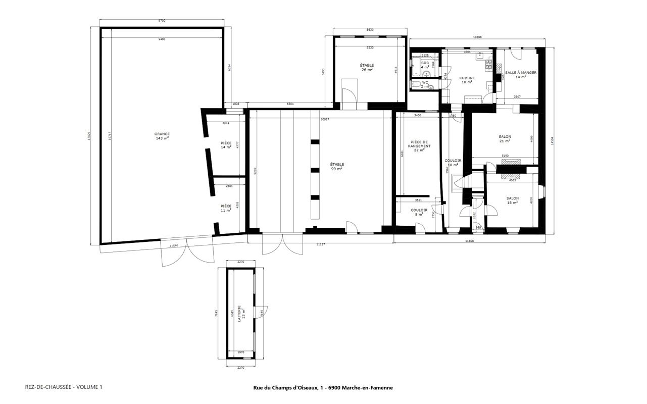 Fermette authentique sur 34a 02ca ou + 