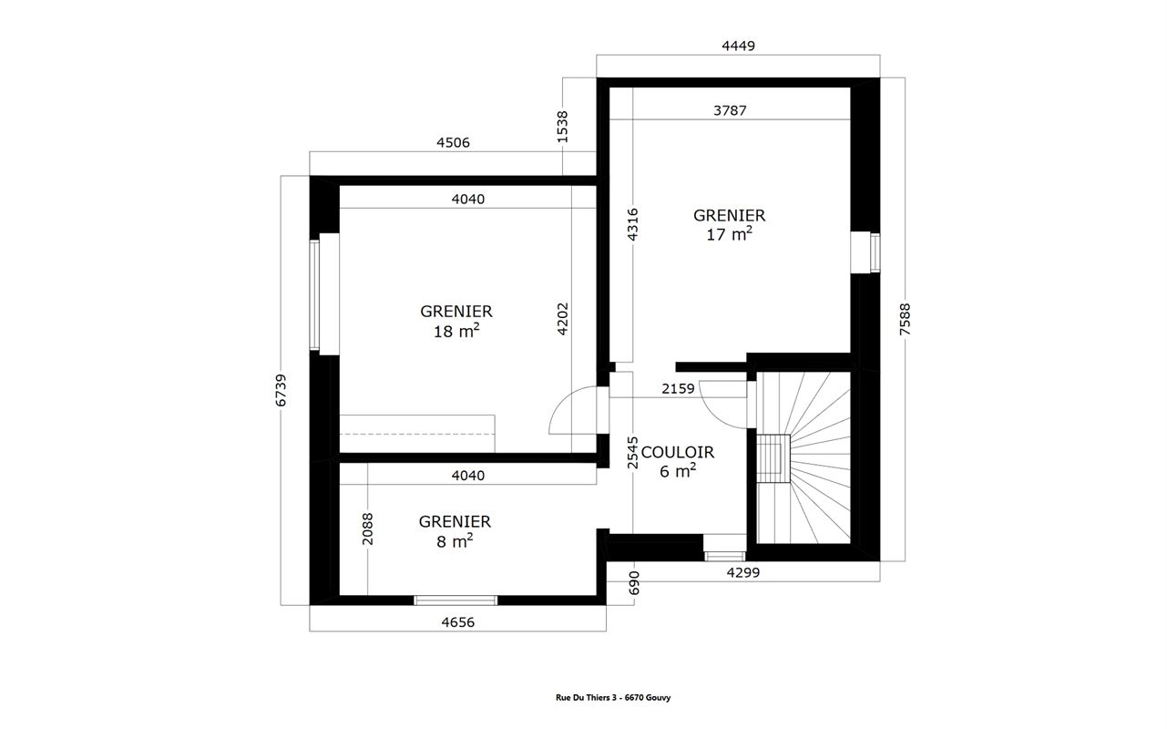 Maison 4 à 5ch. sur 16a 55ca avec garage et beau jardin