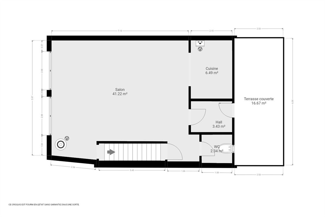 Villa/maison/ferme à Huy (1 chambre)