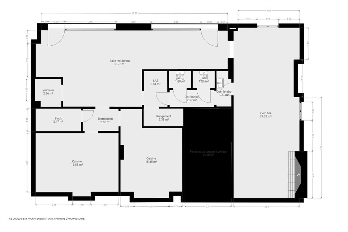 Local commercial à Bois-de-Villers (0 chambre)