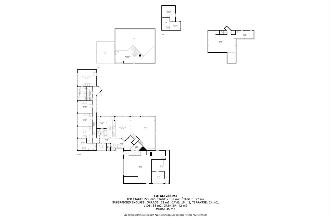 Villa/maison/ferme à DAVE (5 chambres)
