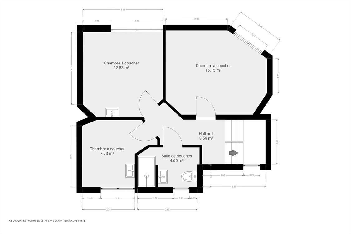 Villa/maison/ferme à PROFONDEVILLE (3 chambres)