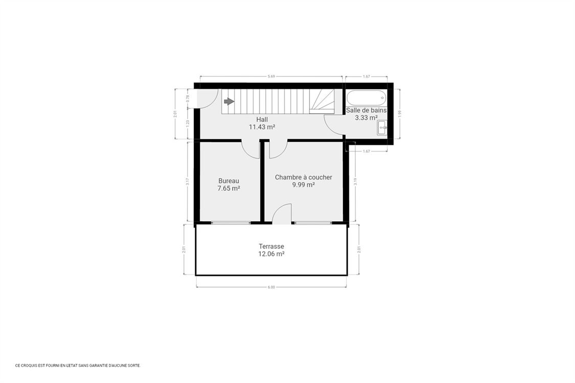 Appartement à SAINT-SERVAIS (2 chambres)