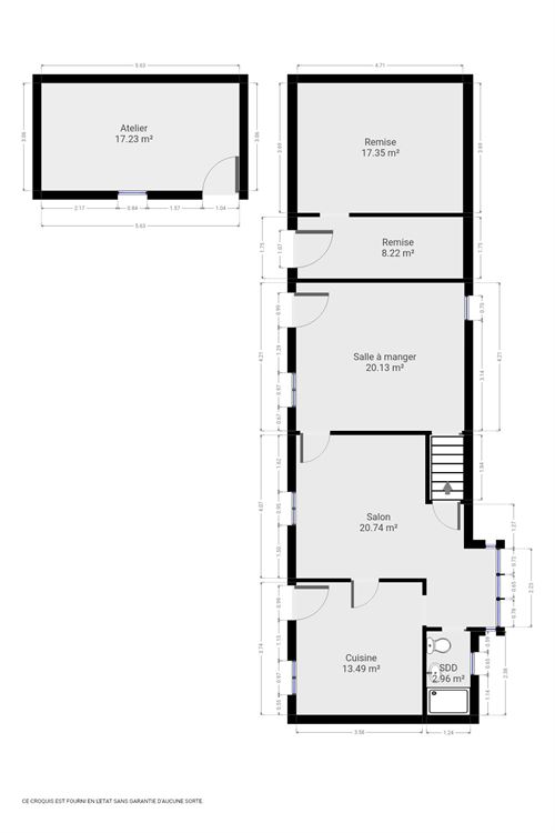 Villa/maison/ferme à LUSTIN (3 chambres)