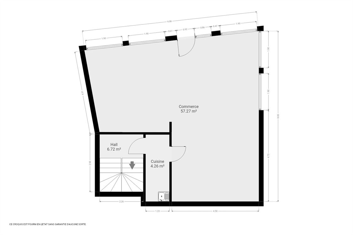 Local commercial à PROFONDEVILLE (0 chambre)