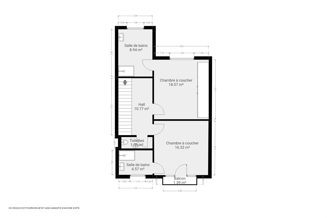 Villa/maison/ferme à Namur (2 chambres)