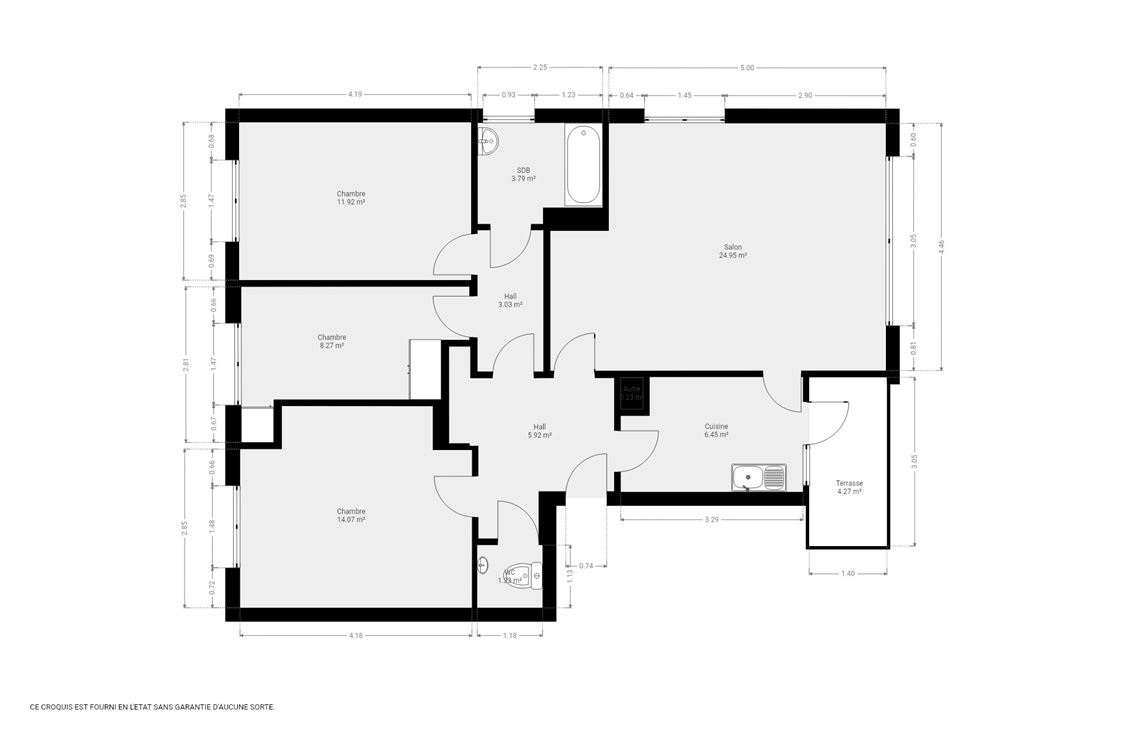 Appartement à WEPION (3 chambres)