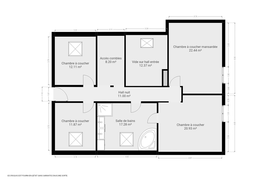 Villa/maison/ferme à BOIS-DE-VILLERS (6 chambres)