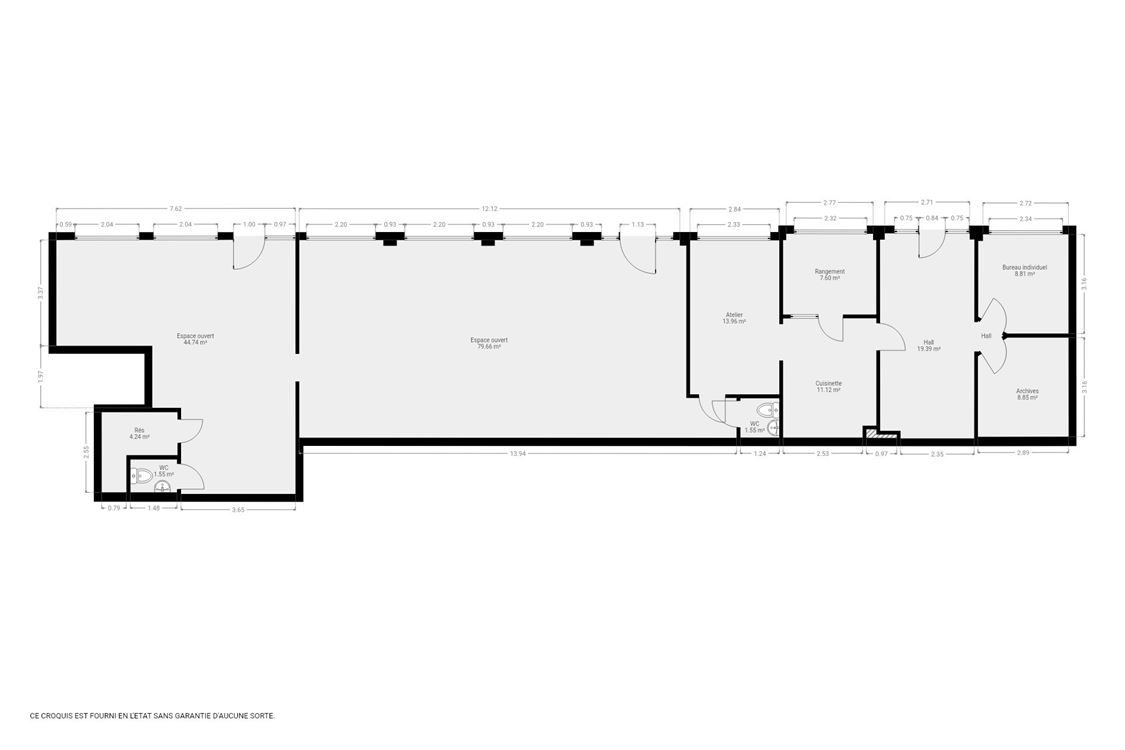 Local commercial à Saint-Servais (0 chambre)